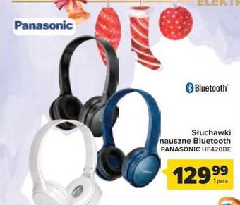 Carrefour Słuchawki nauszne rb-hf420be-k czarny panasonic oferta