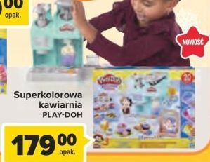 Carrefour Ciastolina superkolrowa kawiarnia play-doh oferta