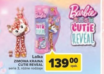 Carrefour Lalka zimowa kraina cutie reveal barbie oferta