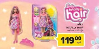 Carrefour Lalka barbie totally hair mattel oferta