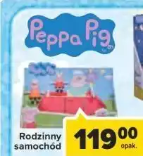 Carrefour Samochód z figurkami świnka peppa oferta