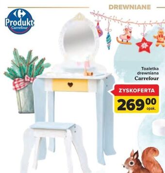 Carrefour Toaletka drewniana carrefour oferta