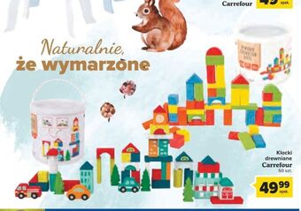 Carrefour Klocki drewniane carrefour oferta