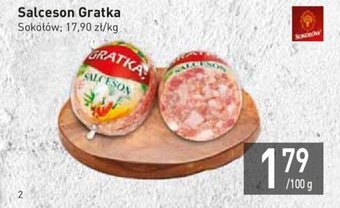 Stokrotka Sokołów salceson gratka 100g oferta