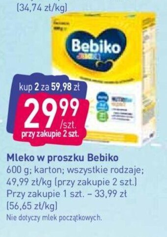 Stokrotka Bebiko mleko w proszku 600g oferta
