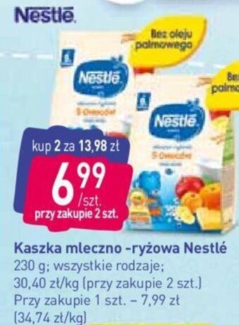 Stokrotka Nestle Kaszka mleczno-ryżowa 230g oferta