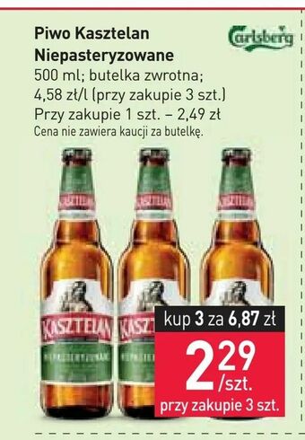 Stokrotka Piwo Kasztelan Niepasteryzowane oferta