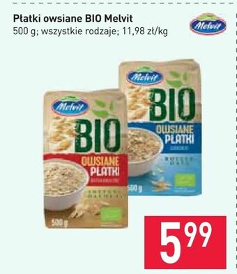 Stokrotka Płatki owsiane BIO Melvit oferta