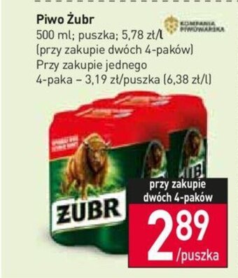 Stokrotka Żubr piwo 500ml oferta
