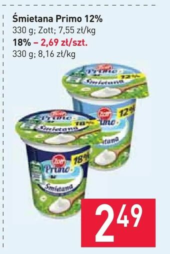 Stokrotka Śmietana Primo 12% oferta