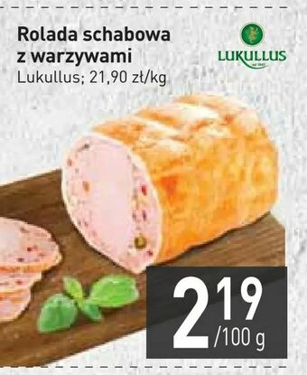 Stokrotka Rolada schabowa z warzywami oferta