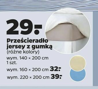Netto Prześcieradło jersey z gumką oferta