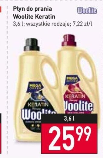 Stokrotka Woolite płyn do prania keratin 3,6l oferta