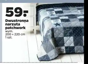 Netto Dwustronna narzuta patchwork oferta
