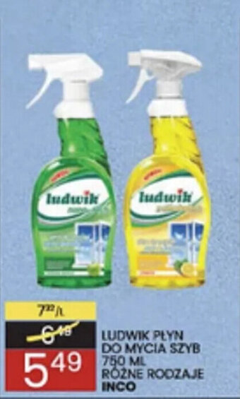 Wafelek Inco ludwik płyn do mycia szyb 750ml oferta