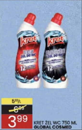 Wafelek Global Cosmed kret żel wc 750ml oferta