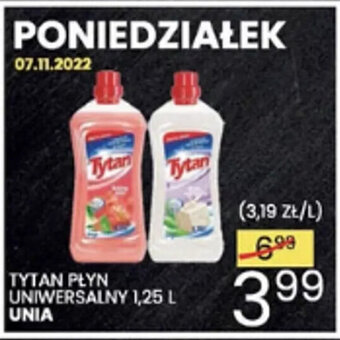 Wafelek Unia tytan płyn uniwersalny 1,25l oferta