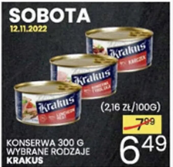 Wafelek Krakus konserwa 300g oferta