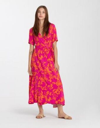 Takko Fashion Dział damski sukienka midi - wiskoza oferta