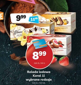 Delfin Rolada lodowa Koral 1l oferta