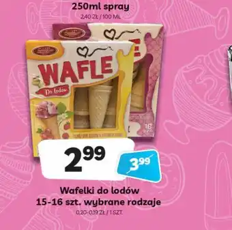 Wafelki do lodów 15-16 szt.