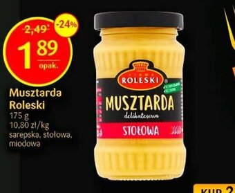 Delikatesy Centrum Musztarda Roleski 175g oferta