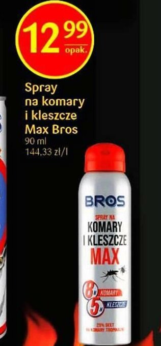 Spray na komary i kleszcze Max Bros 90ml