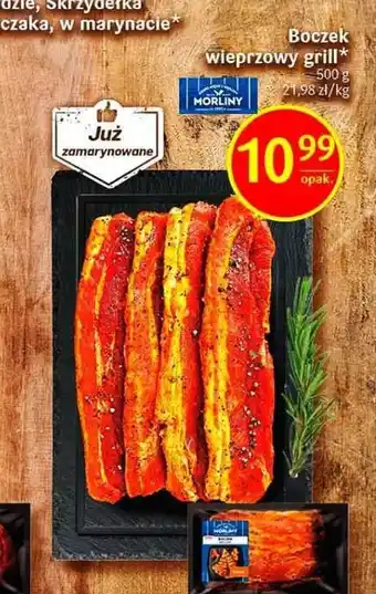 Delikatesy Centrum Boczek wieprzowy na grill 500g oferta