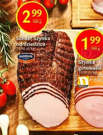 Delikatesy Centrum Schab, szynka od dziedzica 100g oferta