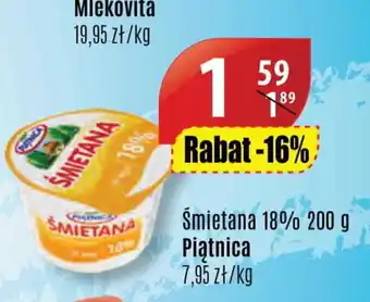 API MARKET Śmietana 18% 200g oferta