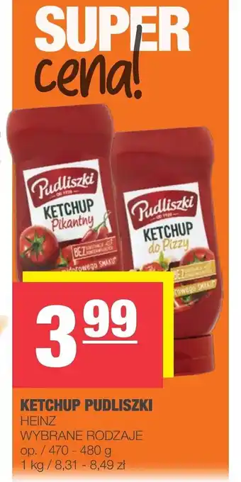Ketchup Pudliszki 480g