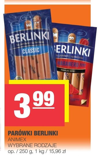 Spar Parówki Berlinki 250g oferta