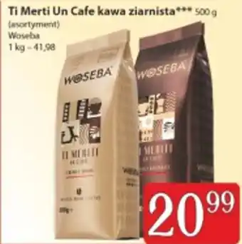 Społem Woseba Ti Metri Un Cafe kawa mielona 500g oferta