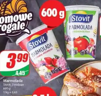 Dino Stovit, Marmolada, 3 rodzaje, 600g, 1kg=6,65 oferta