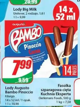 Dino Kilargo Lody Augusto Bambo Pinoccio 14 x 52 ml / 1 opakowani oferta