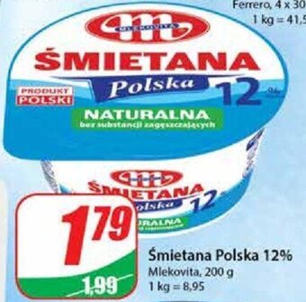 Dino Mlekovita Śmietana Polska 12% 200 g oferta
