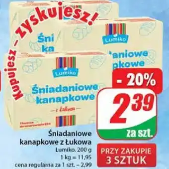 Dino Łumiko Śniadaniowe kanapkowe z Łukowa 200 g oferta