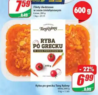 Dino Mirko Ryba po grecku Targ Rybny 600 g oferta