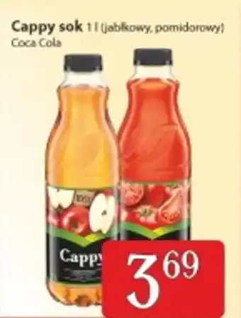 Społem CocaCola sok cappy jabłkowy, pomidorowy 1l oferta