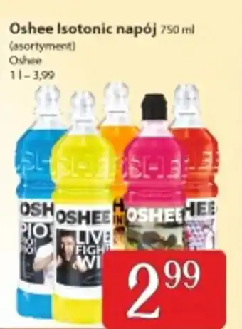 Społem Oshee isotonic napój 750ml oferta