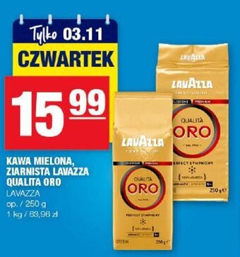 Spar Lavazza kawa mielona, ziarnista qualita oro 250g oferta