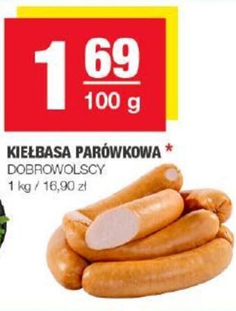 Spar Dobrowolscy kiełbasa parówkowa 100g oferta