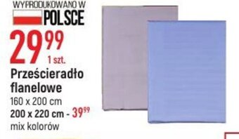 E.Leclerc Prześcieradło flanelowe 160x200cm oferta