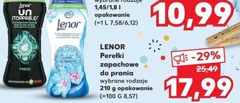 Kaufland Perełki zapachowe fresh lenor unstoppables oferta