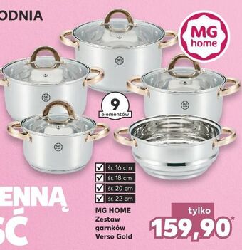 Kaufland Komplet garnków verso mg home oferta