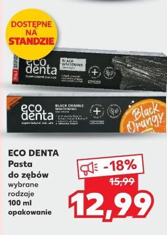 Kaufland Pasta do zębów black whitening ecodenta oferta