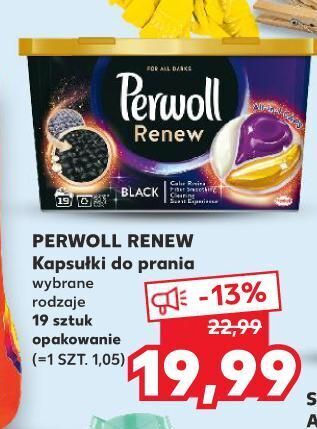 Kaufland Kapsułki do prania perwoll renew black oferta