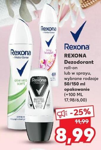 Kaufland Antyperspirant rexona sexy bouquet oferta