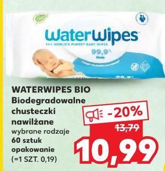 Kaufland Chusteczki nawilżane czystą wodą waterwipes oferta