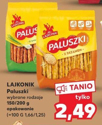 Kaufland Paluszki cebulkowe lajkonik oferta